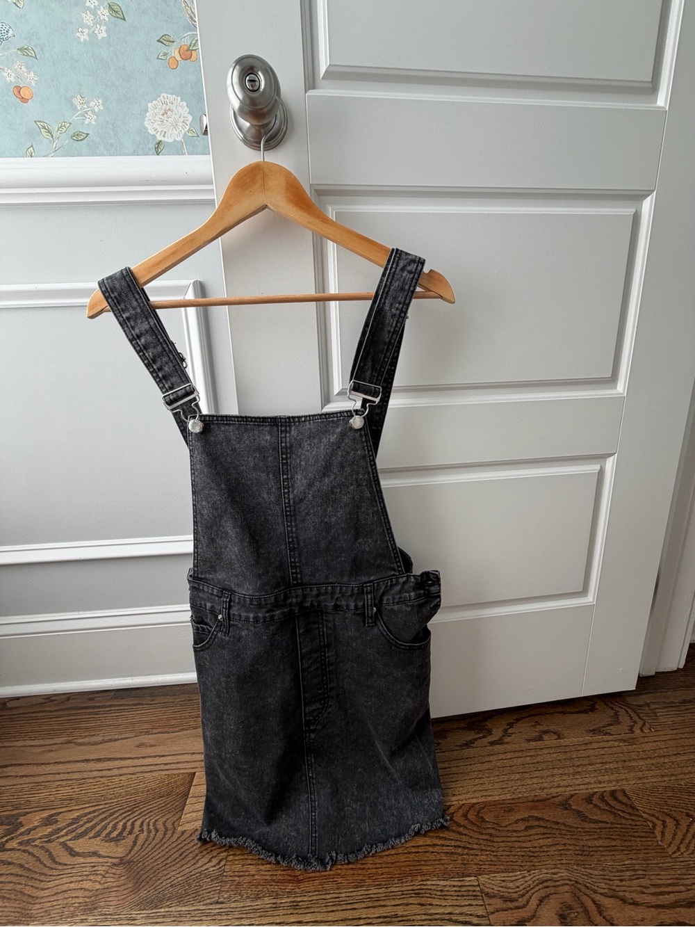 Cheap Monday Black Denim Overall Dress – Size Medium